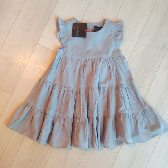 Cynthia Rowley Other - Cynthia Rowley Girl's Blue Tiered Dress NEW